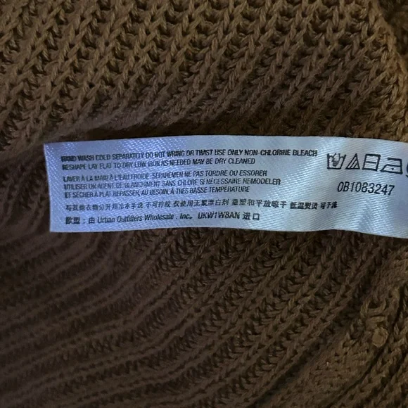 Free People Beach Picnic Sweater Romper Linen Cotton Red Brown XS - Picture 7 of 8